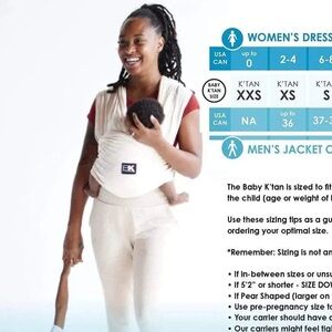 NEW Large  white K’Tan carrier breeze